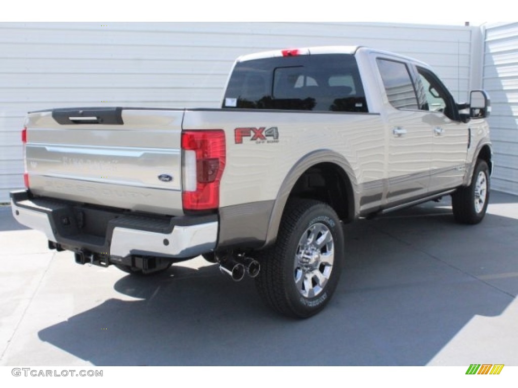2018 F250 Super Duty King Ranch Crew Cab 4x4 - White Gold / King Ranch Kingsville Java photo #8