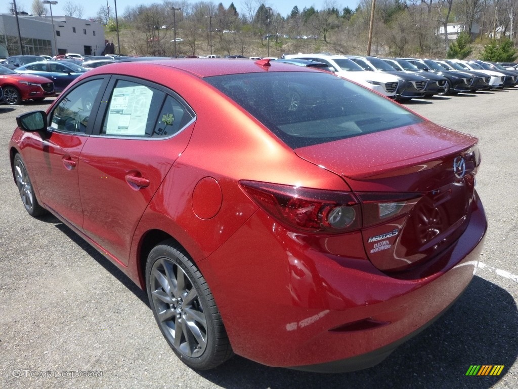 2018 MAZDA3 Touring 4 Door - Soul Red Metallic / Black photo #3