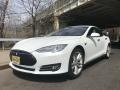 2014 Pearl White Tesla Model S   photo #3