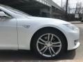 2014 Pearl White Tesla Model S   photo #15