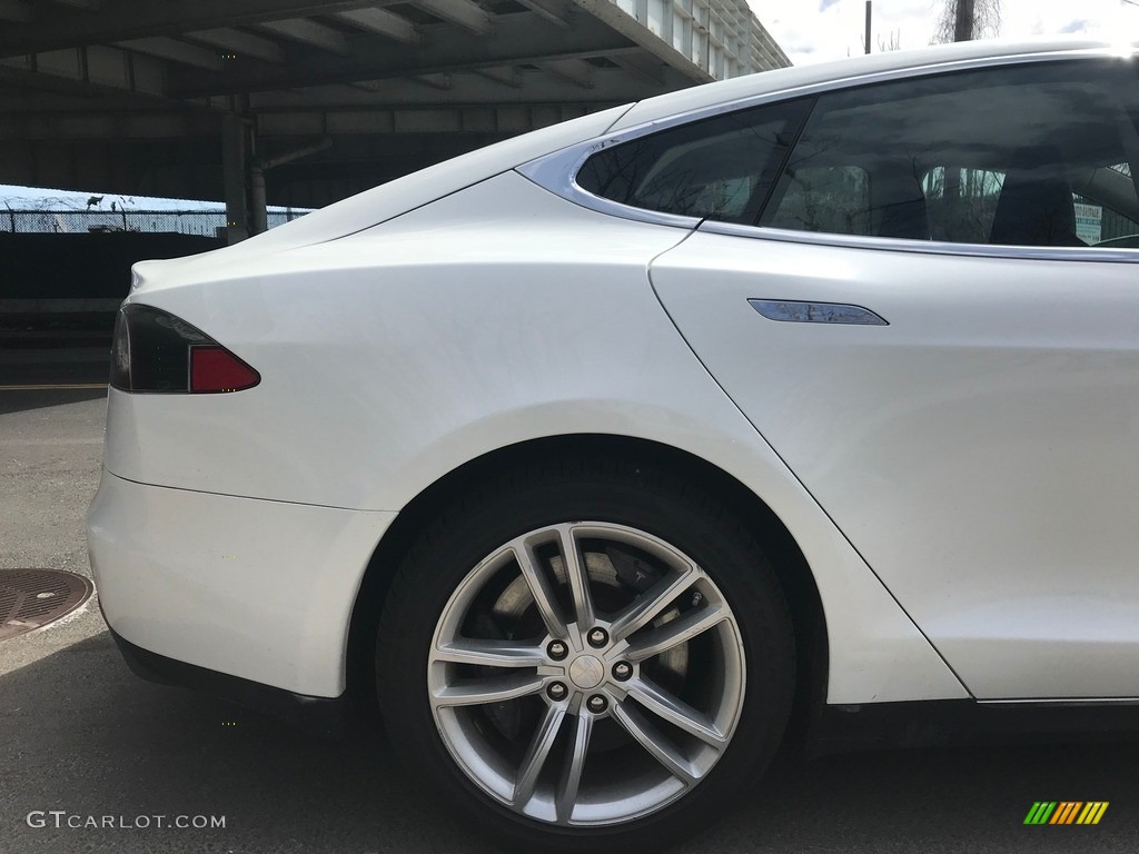 2014 Model S  - Pearl White / Black photo #19