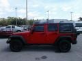 2018 Firecracker Red Jeep Wrangler Unlimited Willys Wheeler Edition 4x4  photo #2