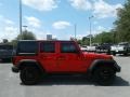 2018 Firecracker Red Jeep Wrangler Unlimited Willys Wheeler Edition 4x4  photo #6
