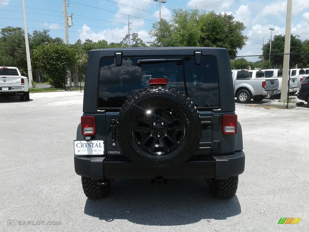 2018 Wrangler Willys Wheeler Edition 4x4 - Rhino / Black photo #4