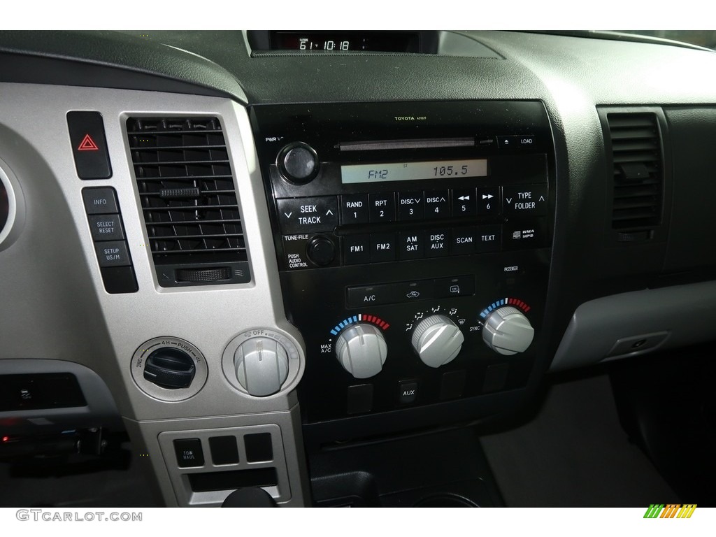 2009 Tundra SR5 Double Cab 4x4 - Slate Gray Metallic / Graphite Gray photo #17