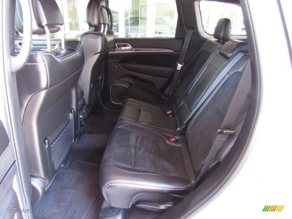 2017 Jeep Grand Cherokee SRT 4x4 Rear Seat Photo #126900600