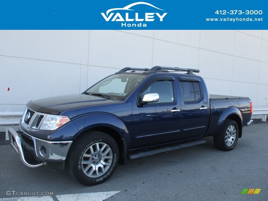 2010 Frontier SE Crew Cab 4x4 - Navy Blue / Steel photo #1