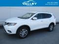 2014 Moonlight White Nissan Rogue S AWD #126894685
