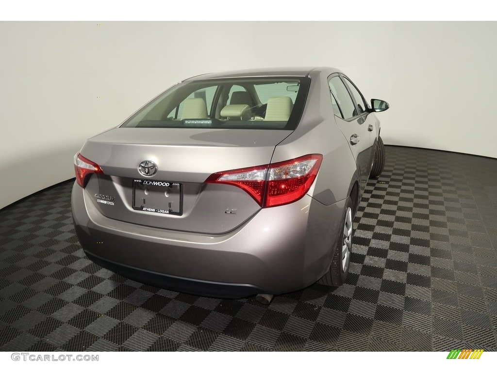 2016 Corolla LE - Brown Sugar Metallic / Ivory photo #12