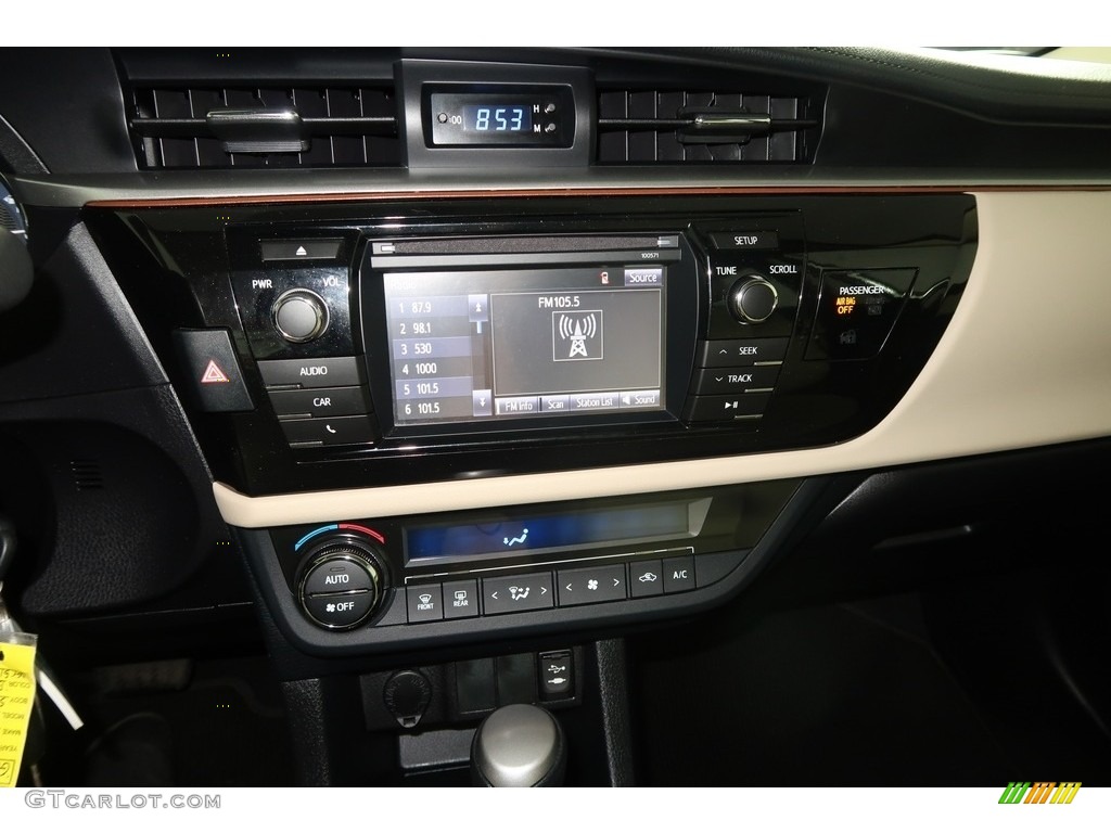 2016 Corolla LE - Brown Sugar Metallic / Ivory photo #17