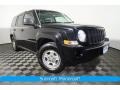 2009 Brilliant Black Crystal Pearl Jeep Patriot Sport 4x4  photo #1