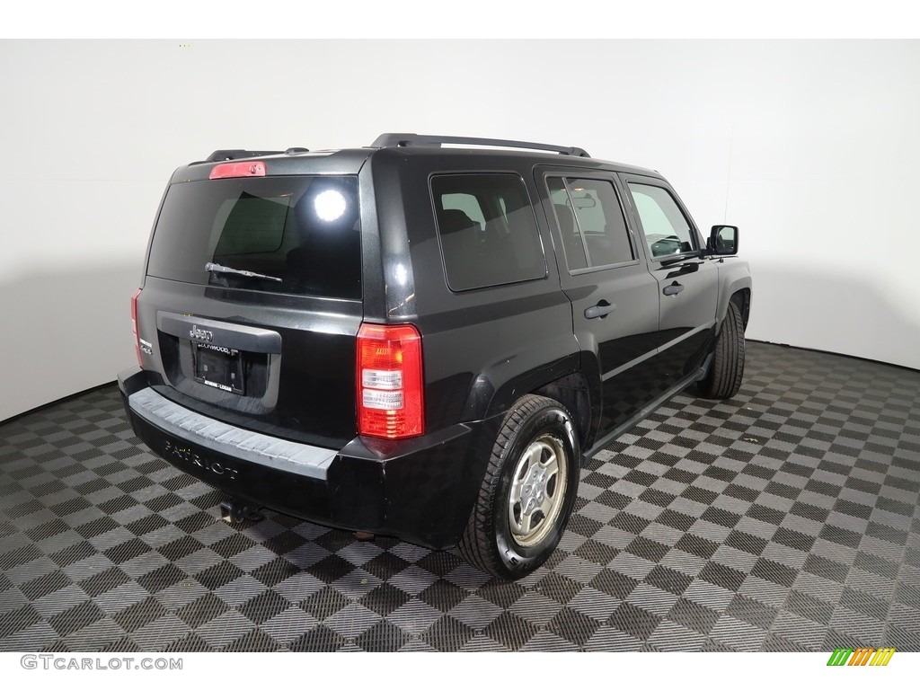 2009 Patriot Sport 4x4 - Brilliant Black Crystal Pearl / Dark Slate Gray/Medium Slate Gray photo #13