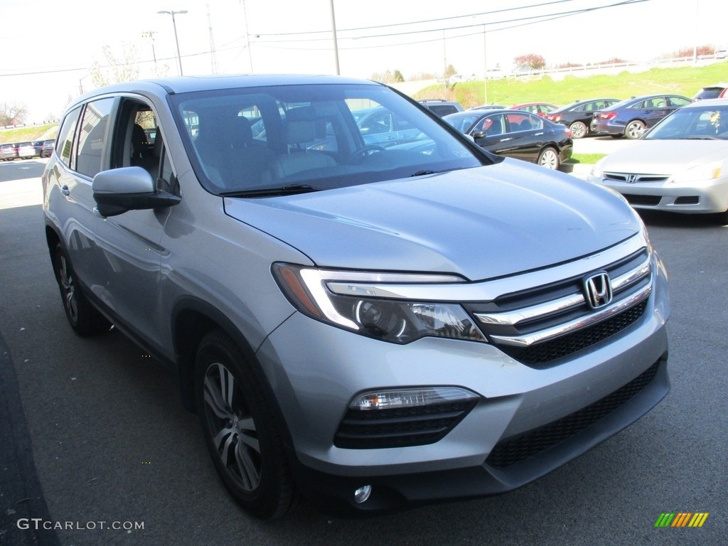 2016 Pilot EX-L AWD - Lunar Silver Metallic / Gray photo #7