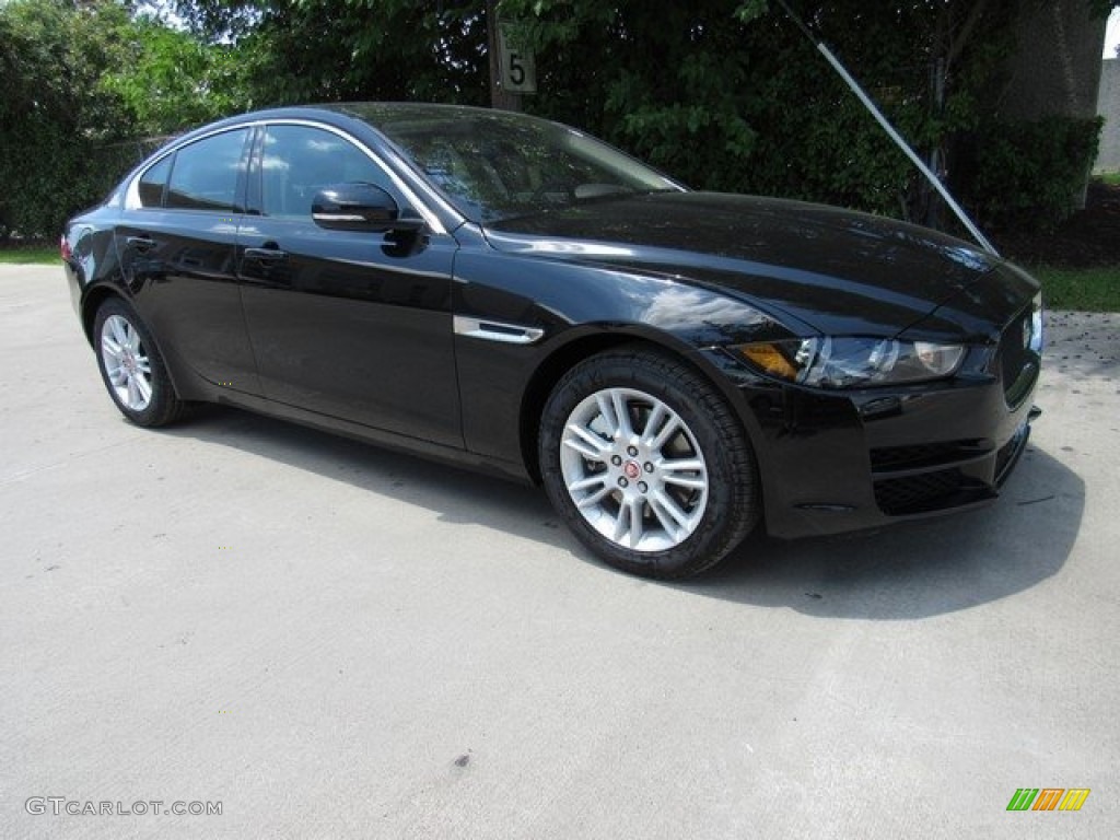 Santorini Black Metallic Jaguar XE