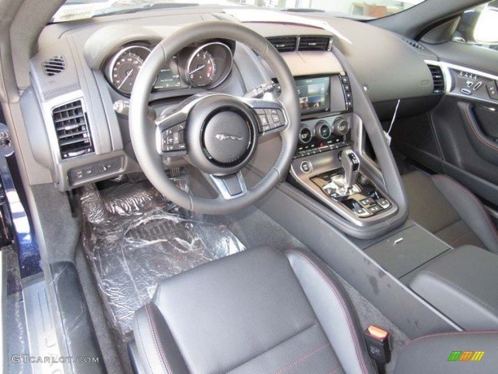 2018 Jaguar F-Type Convertible Ebony Dashboard Photo #126909594