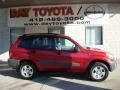 2001 Impulse Red Toyota RAV4 4WD  photo #1