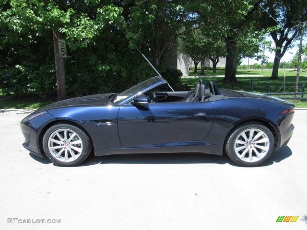 Loire Blue Metallic 2018 Jaguar F-Type Convertible Exterior Photo #126909729