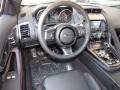 Ebony 2018 Jaguar F-Type Convertible Steering Wheel