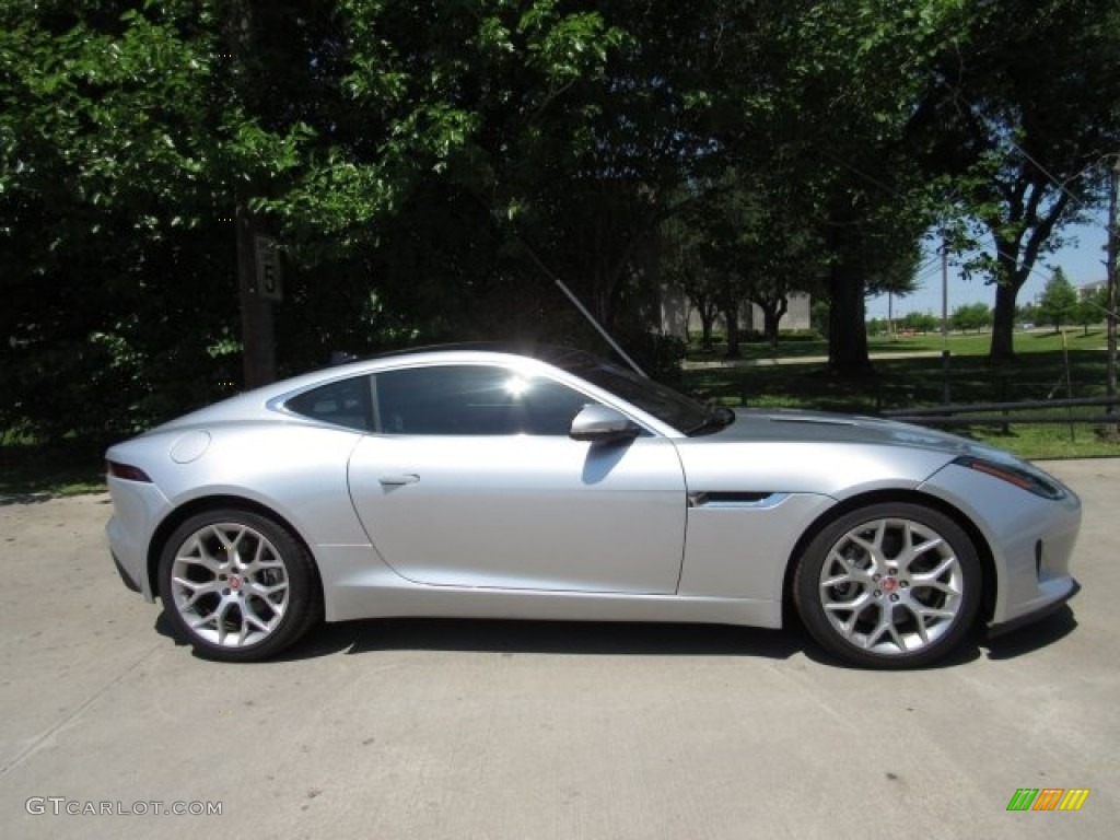 Indus Silver Metallic 2018 Jaguar F-Type Coupe Exterior Photo #126910278