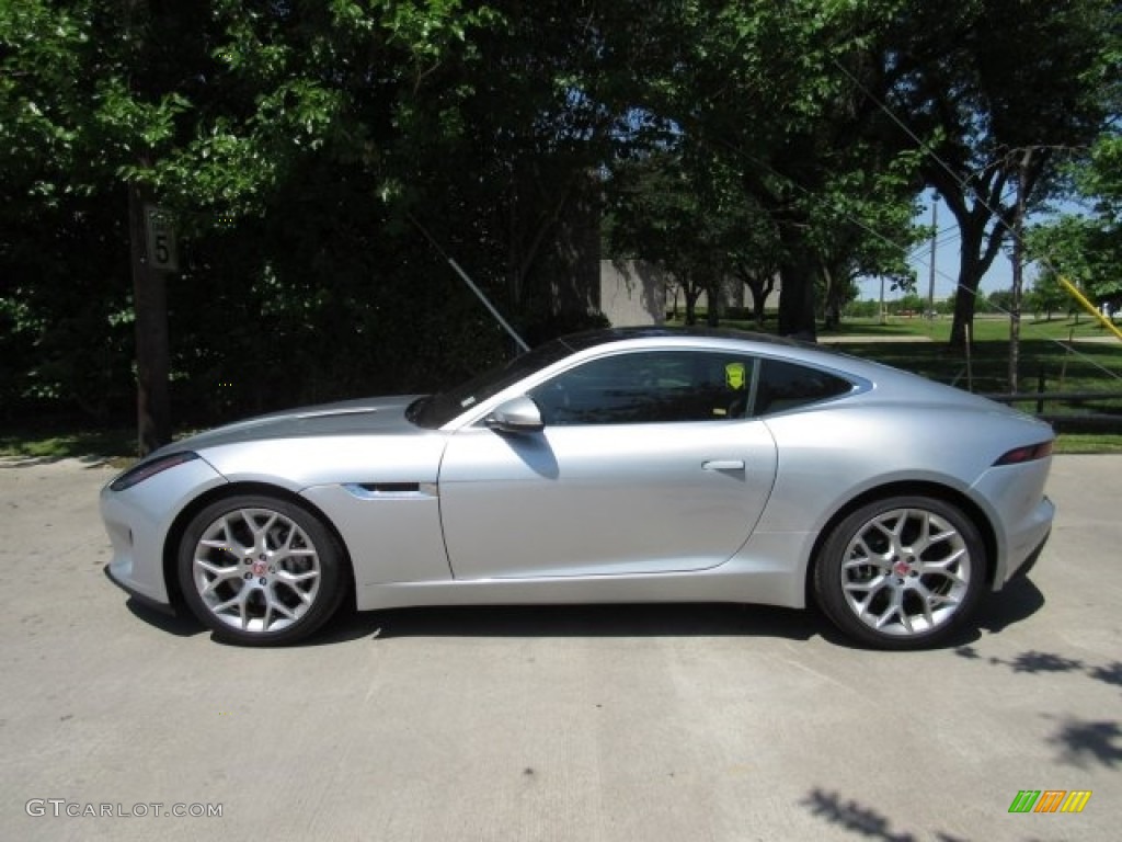 Indus Silver Metallic 2018 Jaguar F-Type Coupe Exterior Photo #126910365