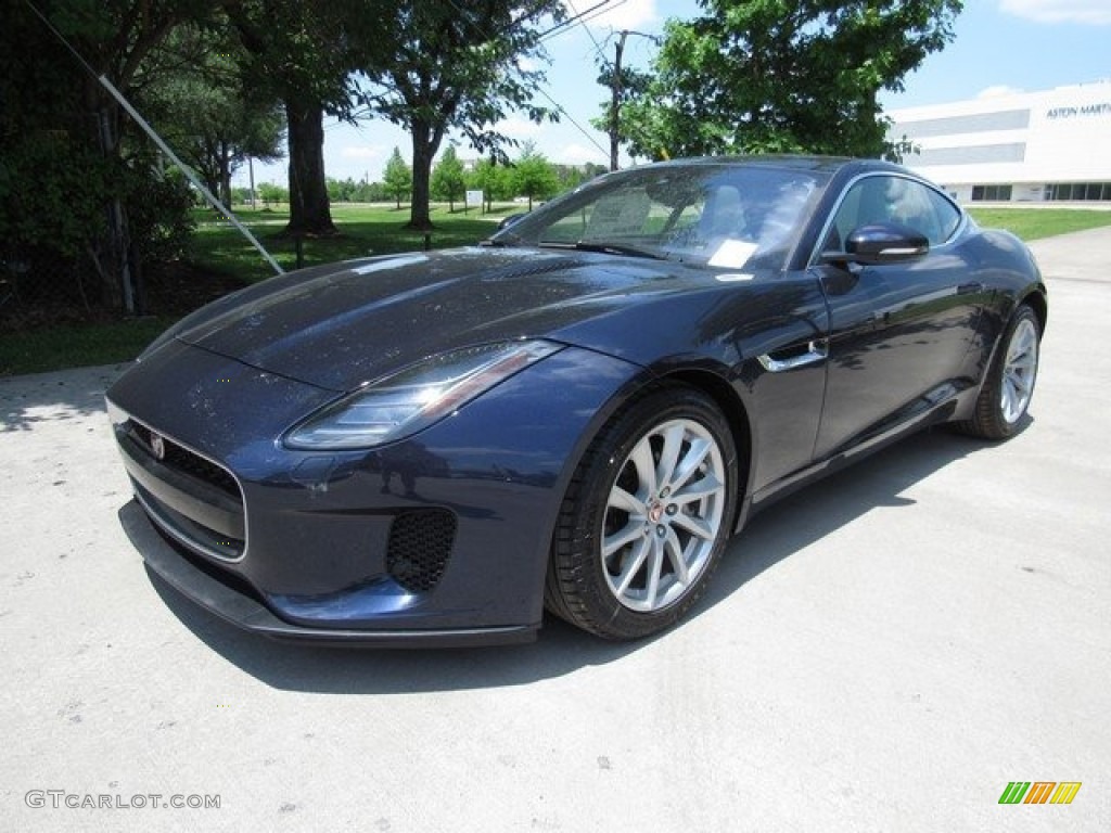 Loire Blue Metallic 2018 Jaguar F-Type Coupe Exterior Photo #126910959
