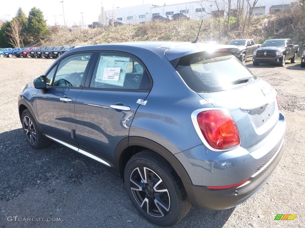 2018 500X Pop AWD - Blue Sky Metallic / Black photo #3
