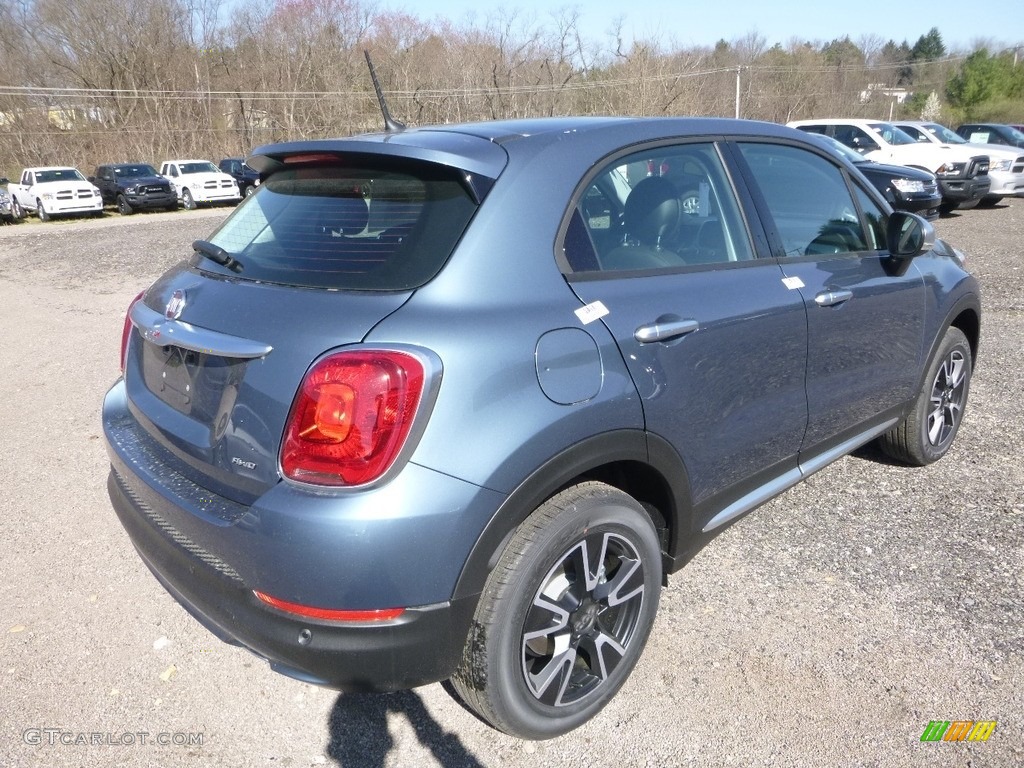 2018 500X Pop AWD - Blue Sky Metallic / Black photo #5