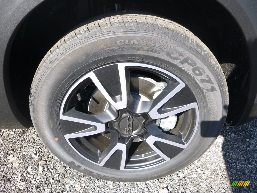 2018 500X Pop AWD - Blue Sky Metallic / Black photo #9