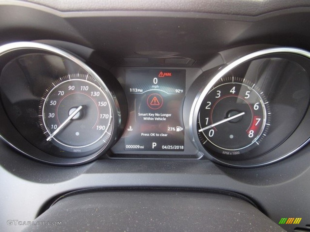 2018 Jaguar F-Type Coupe Gauges Photo #126911301