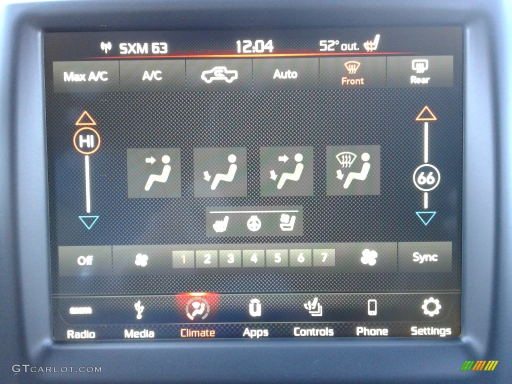 2018 Ram 2500 Power Wagon Crew Cab 4x4 Controls Photo #126911535