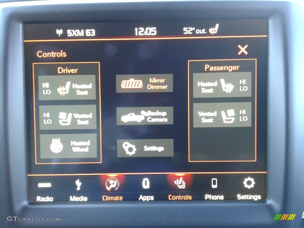 2018 Ram 2500 Power Wagon Crew Cab 4x4 Controls Photo #126911565