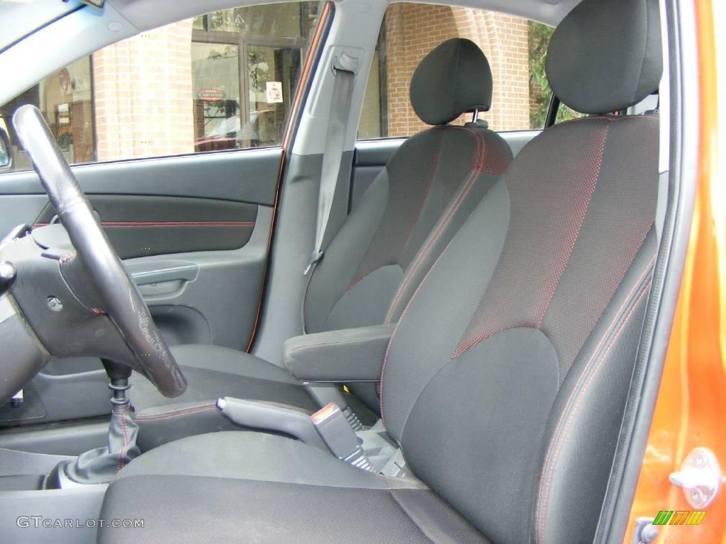 2008 Rio LX Sedan - Sunset Orange / Gray photo #6