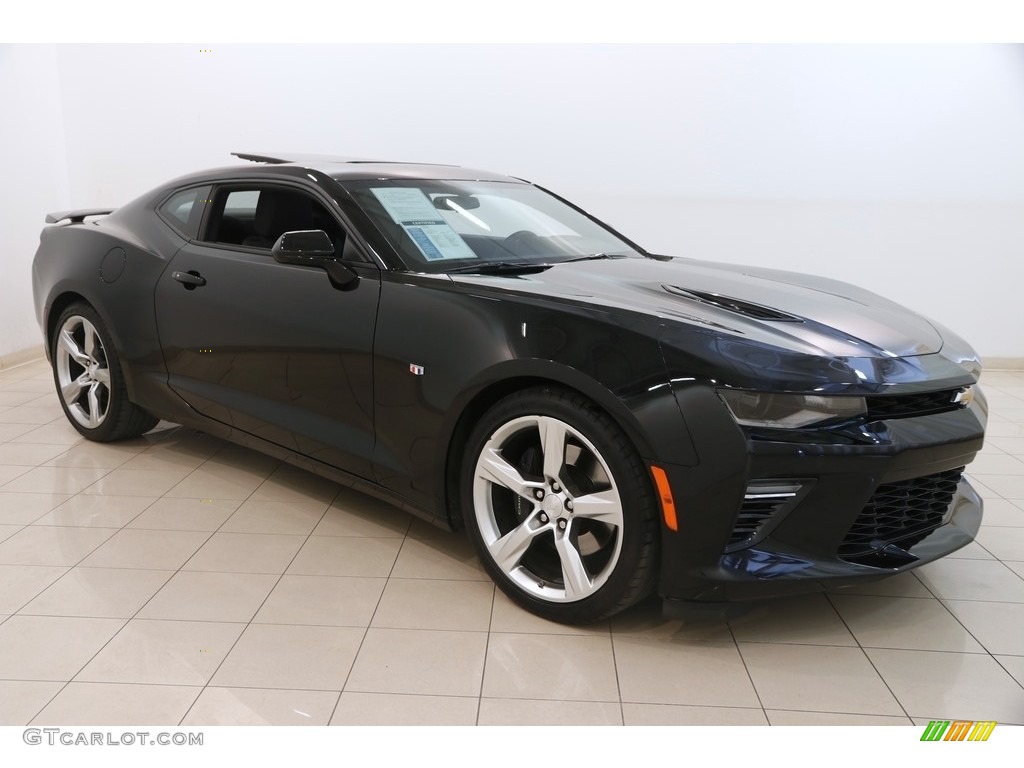 2018 Camaro SS Coupe - Black / Jet Black photo #1