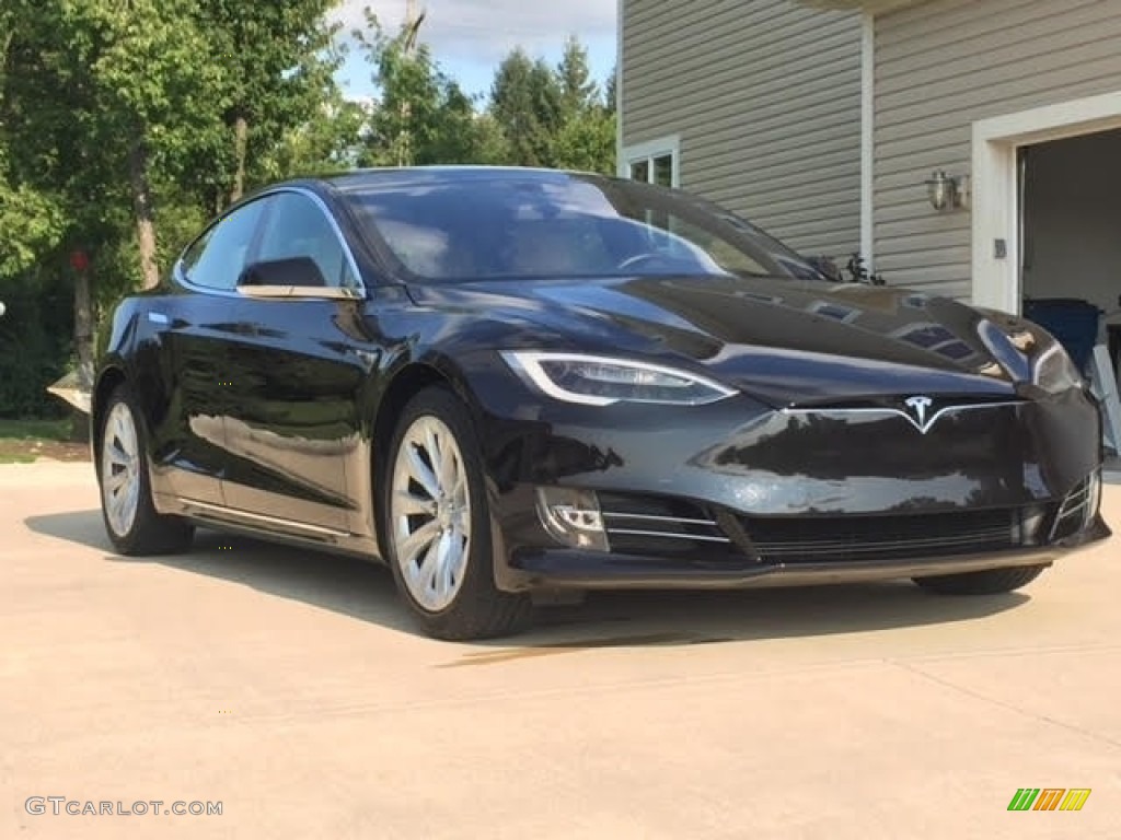 Obsidian Black Metallic 2016 Tesla Model S 60 Exterior Photo #126912225