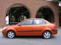 2008 Sunset Orange Kia Rio LX Sedan  photo #16