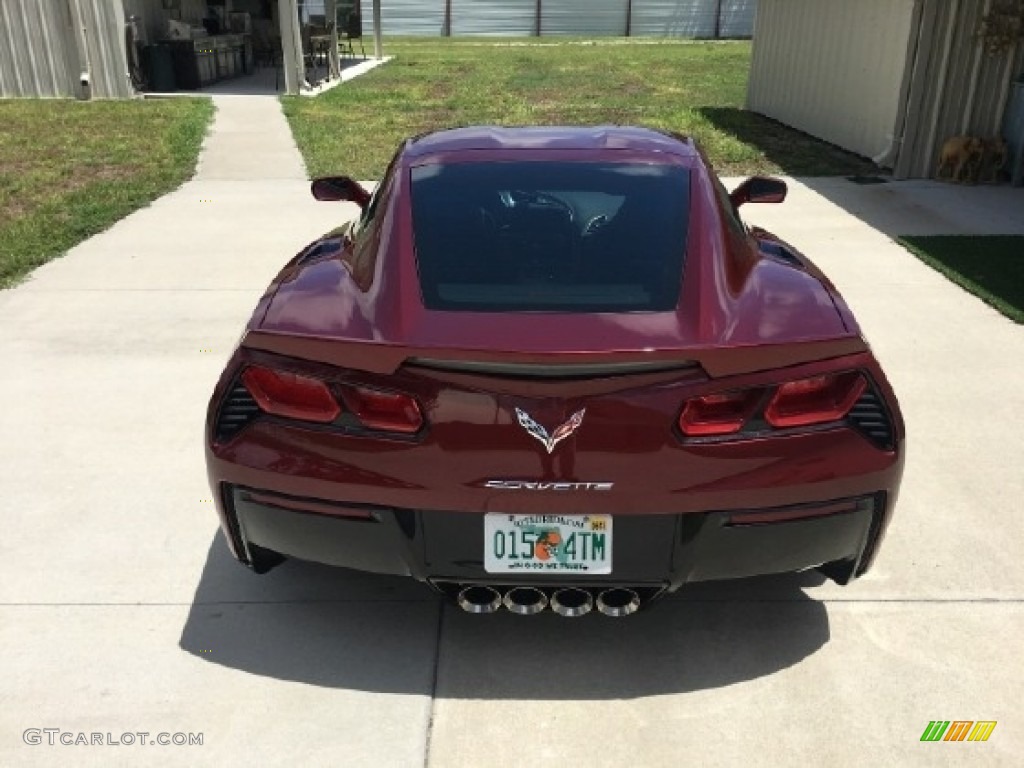 2016 Corvette Stingray Coupe - Long Beach Red Metallic Tintcoat / Kalahari photo #9