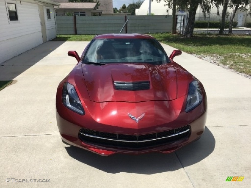 2016 Corvette Stingray Coupe - Long Beach Red Metallic Tintcoat / Kalahari photo #10