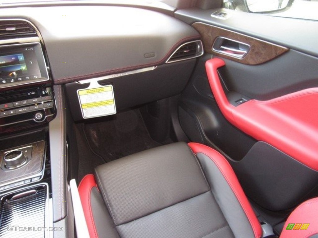 2018 Jaguar F-PACE S AWD Front Seat Photo #126913239