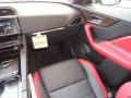 2018 Jaguar F-PACE Ebony/Pimento Interior Front Seat Photo