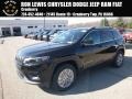 2019 Diamond Black Crystal Pearl Jeep Cherokee Latitude Plus 4x4  photo #1