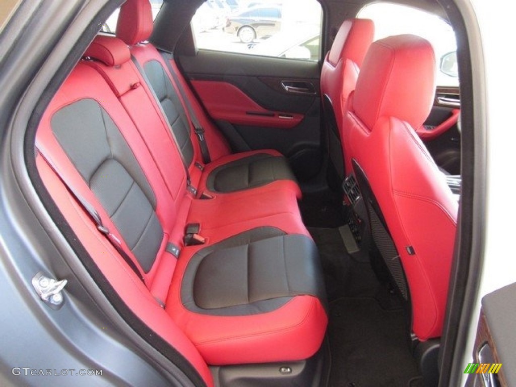 2018 Jaguar F-PACE S AWD Rear Seat Photo #126913304