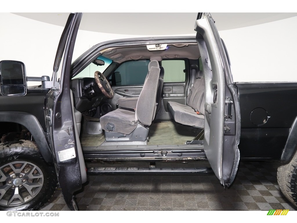 2003 Silverado 1500 LS Extended Cab 4x4 - Dark Gray Metallic / Dark Charcoal photo #21