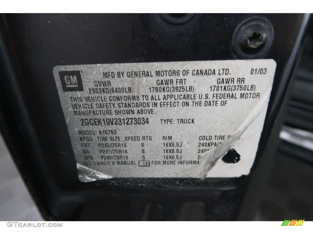 2003 Silverado 1500 LS Extended Cab 4x4 - Dark Gray Metallic / Dark Charcoal photo #28