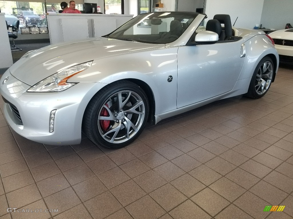 2014 370Z Touring Roadster - Brilliant Silver / Black photo #2