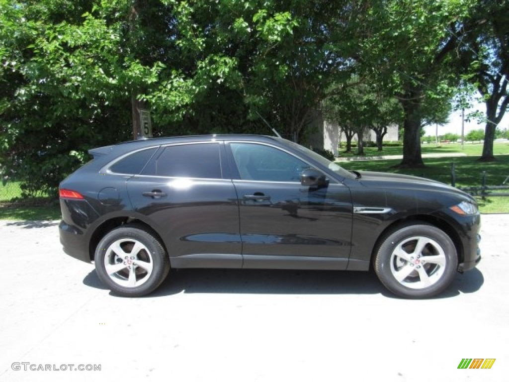 2018 F-PACE 25t AWD Premium - Santorini Black Metallic / Latte photo #6