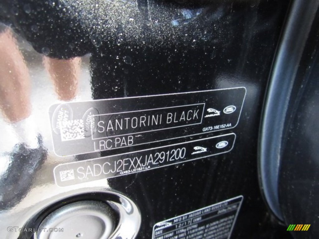 2018 F-PACE 25t AWD Premium - Santorini Black Metallic / Latte photo #40