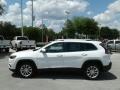 2019 Bright White Jeep Cherokee Latitude  photo #2