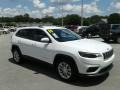 2019 Bright White Jeep Cherokee Latitude  photo #7