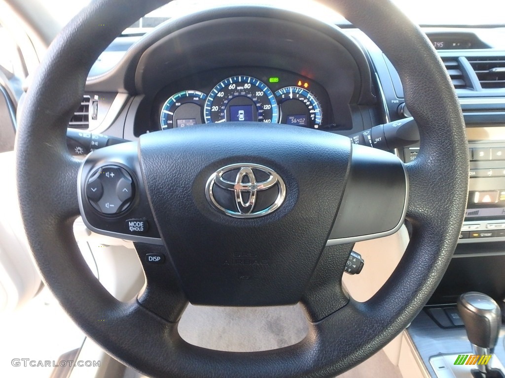 2012 Camry Hybrid LE - Clearwater Blue Metallic / Light Gray photo #22