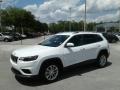 2019 Bright White Jeep Cherokee Latitude  photo #1